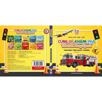 Sách - Cùng Bé Khám Phá Thế Giới Xung Quanh - Phương Tiện Giao Thông - Song Ngữ - Bìa Cứng - Việt Thư