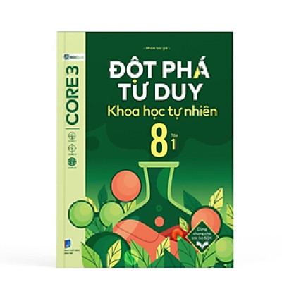 Sách - Đột Phá Tư Duy Khoa Học Tự Nhiên 8 Tập 1 - Bản Quyền - Nhiều tác giả - NXB Dân Trí - WinBooks