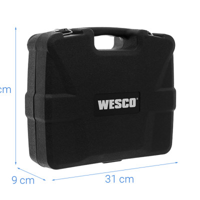 MÁY KHOAN PIN 18V ĐỘNG LỰC (BÚA) 2 TỐC ( 2 PIN THÙNG NHỰA ) WESCO WS2937K2- HÀNG CHÍNH HÃNG