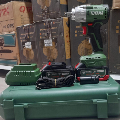 MÁY MỞ BULONG 1/2" 300Nm DÙNG PIN 21V TOYAMA T-330 - HÀNG CHÍNH HÃNG