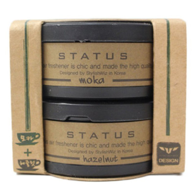 Bộ 2 hộp sáp thơm khử mùi giảm SAY XE ô tô hương CAFE Hàn Quốc