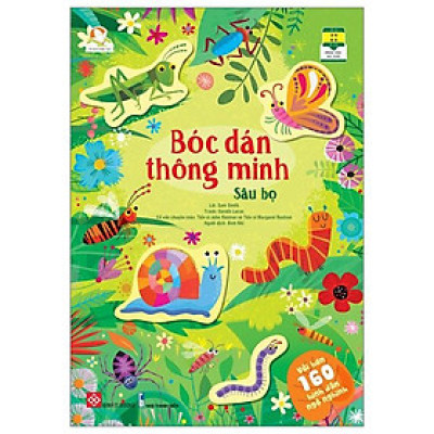 Bóc Dán Thông Minh - Sâu Bọ (Dành Cho Trẻ Từ 3-8 Tuổi)
