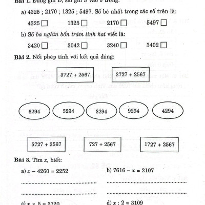 100 Đề Kiểm Tra Định Kỳ Toán 3 - Tập Hai (Biên Soạn Theo Chương Trình Giáo Dục Phổ Thông Mới)