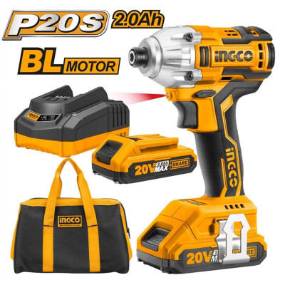 MÁY VẶN VÍT/ SIẾT VÍT DÙNG PIN 20V (200NM) INGCO CIRLI2002 - HÀNG CHÍNH HÃNG