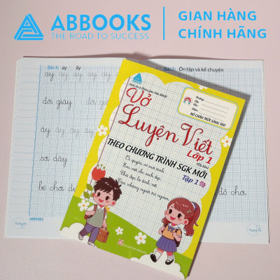 Sách - Vở Luyện Viết Lớp 1 Bộ 2 Tập Theo Chương Trình SGK Mới 