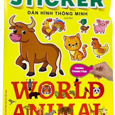 Sticker Dán Hình Thông Minh - Thế Giới Động Vật - Trong Trang Trại