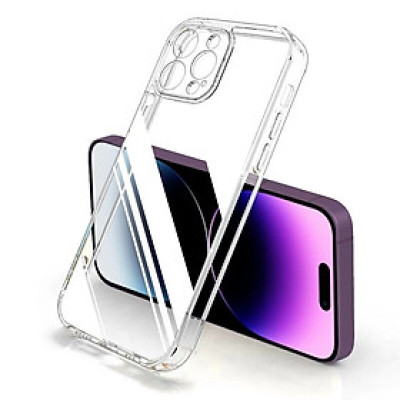 Ốp lưng bảo vệ camera trong suốt cho iPhone 14 Pro (6.1 inch) hiệu Memumi Glitter siêu mỏng 1.5mm độ trong tuyệt đối, chống trầy xước, chống ố vàng, tản nhiệt tốt - hàng nhập khẩu