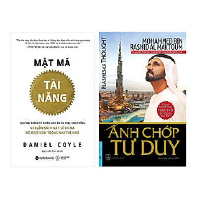 Combo Sách Tư Duy - Kỹ Năng Sống : Mật Mã Tài Năng +  Ánh Chớp Tư Duy