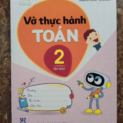 Sách - Vở thực hành Toán 2 tập 1 - Kết Nối Tri Thức Với Cuộc Sống