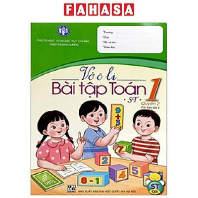 Sách - Vở Ô Li Bài Tập Toán 1 - Quyển 2 (Sáng Tạo)