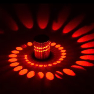 Đèn LED trang trí nhà hiệu ứng xoáy ốc gắn âm trần âm tường trang trí quán cafe phòng ngủ