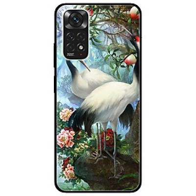 Ốp lưng dành cho Xiaomi Redmi Note 11 4G mẫu Cặp Đôi Hạc