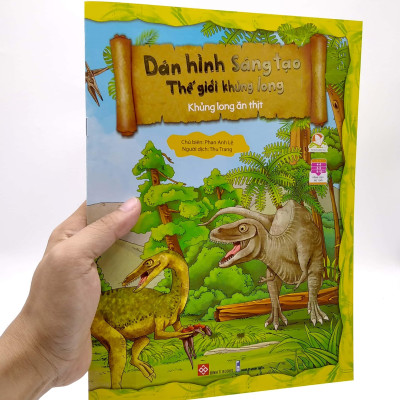 Dán Hình Sáng Tạo - Thế Giới Khủng Long - Khủng Long Ăn Thịt