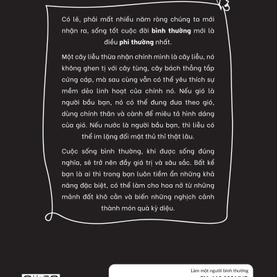 Sách - Làm Một Người Bình Thường