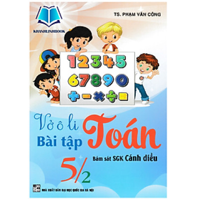 Sách - Vở Ô Li Bài Tập Toán 5 - tập 2 (Bám Sát SGK Cánh Diều)