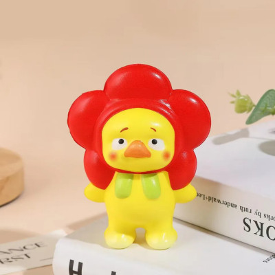 Đồ Chơi Squishy Giảm Căng Thẳng Vịt Mặt Quạo Value Toys (Mẫu ngẫu nhiên)