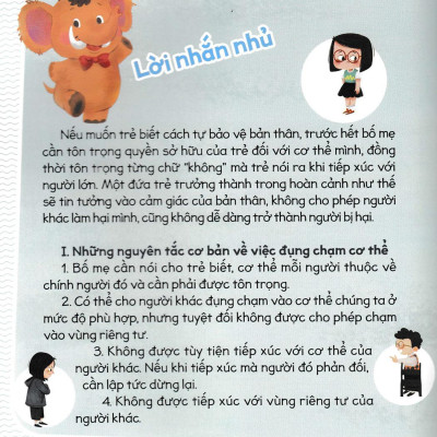 Giáo Dục Đầu Đời Cho Trẻ - Những Bài Học Tự Bảo Vệ Bản Thân - Không Được Chạm Vào Vùng Riêng Tư Của Tớ