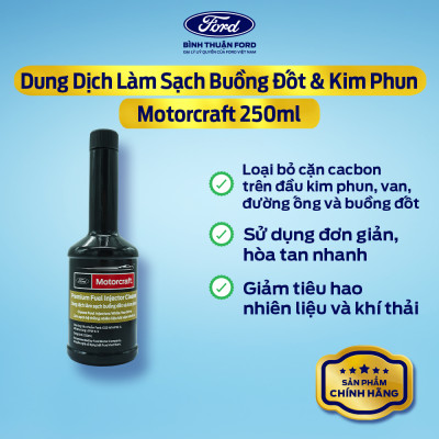 [COMBO GIÁ HỜI] Nước Rửa Kính Ô tô Pha Sẵn (Motorcraft) + Dung dịch làm sạch buồng đốt & kim phun | Chính hãng