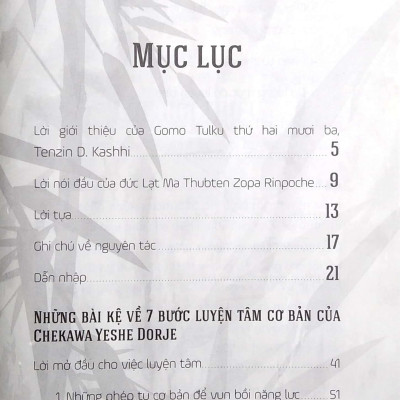 7 Bước Luyện Tâm