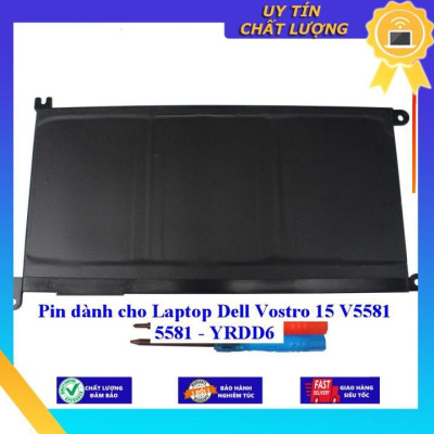 Pin dùng cho Laptop Dell Vostro 15 V5581 5581 YRDD6 - Hàng Nhập Khẩu New Seal