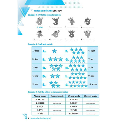 Sách - Global Success - Em Học Giỏi Tiếng Anh Lớp 3 - Có Đáp Án - Tập 1 - Minh Thắng