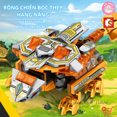 Đồ chơi lắp ráp xếp hình SEMBO BLOCK - Thánh thú mạnh thần long (589 mảnh ghép) (6 trong 1 103145/6/7/8/9- 1013150) - Dành cho bé trai từ 6 tuổi