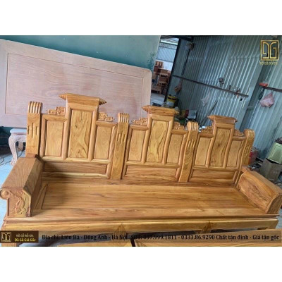 Bộ Bàn Ghế Âu Á Gỗ Sôid