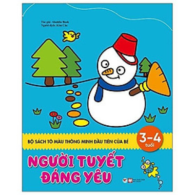 Sách Tô Màu Thông Minh Đầu Tiên Của Bé - Người Tuyết Đáng Yêu (3 - 4 Tuổi) - Tân Việt Books