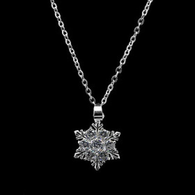 Dây Và Mặt Dây Chuyền Bạc Hiểu Minh DMD077S bông tuyết