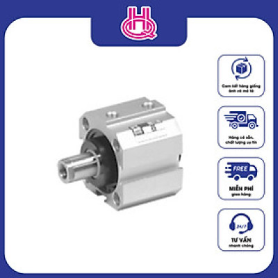 Xi lanh khí nén compact Bore Ø20 - Stroke 25mm Pneumax - Xi lanh vuông ren trong - Hàng chính hãng