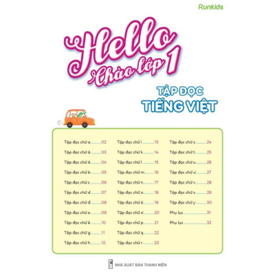 Sách - Hello Chào Lớp 1 - Tập Đọc Tiếng Việt - Megabook