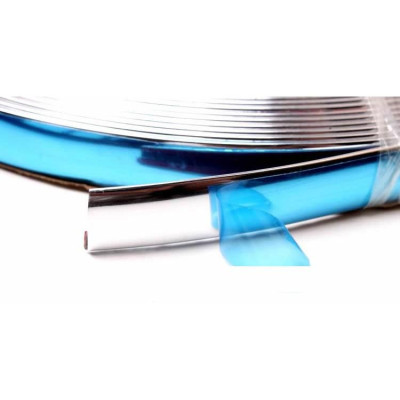 CUỘN 15M NẸP DÁN VIỀN XE Ô TÔ, DÁN VIỀN INOX Ô TÔ LOẠI XỊN