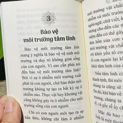 Sách - Bảo vệ môi trường tâm linh - Hòa thượng Thánh Nghiêm - Vĩnh nghiêm Books