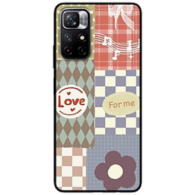 Ốp lưng dành cho Xiaomi Redmi Note 11 5G - Redmi Note 11T - Redmi Note 11S mẫu Ô Vuông Love