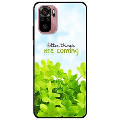 Ốp lưng dành cho Xiaomi Mi Note 10 mẫu Cỏ Xanh Và Chữ