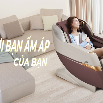 |MUA 1 TẶNG 1| Ghế Massage Toàn Thân S5 SuperChair + G RELAX EZ| 3 năm bảo hành chính hãng