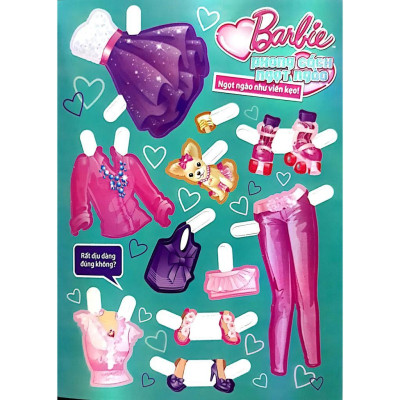 Sách Ghép Hình Barbie Thủ Công Dựng Hình Thời Trang Phong Cách Ngọt Ngào - Tân Việt Books