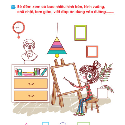 Bé Chuẩn Bị Vào Lớp 1 - Vở Bé Làm Toán Trắc Nghiệm (Dành Cho Bé Từ 5-6 Tuổi) (Tái Bản 2021)
