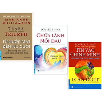 Sách - Combo Từ Nước Mắt Đến Nụ Cười + Chữa Lành Nỗi Đau + Tin Vào Chính Mình - First News