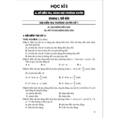 Sách - Đề Kiểm Tra, Đánh Giá Vật Lí Lớp 11 - Bám Sát SGK Kết Nối Tri Thức Với Cuộc Sống - Hồng Ân