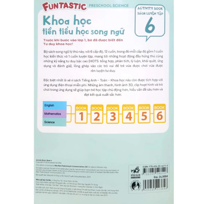Khoa Học Tiền Tiểu Học Song Ngữ - Sách Luyện Tập 6