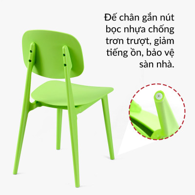 Ghế nhựa đúc Vera nhập khẩu