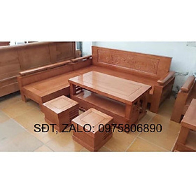 Bộ bàn ghế gỗ sồi Nga giá đã bao gồm phí ship