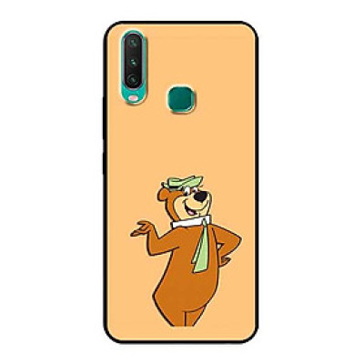 Ốp Lưng in cho Vivo Y15 Mẫu Chú Gấu Vui Nhộn - Hàng Chính Hãng