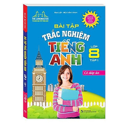 Sách - Bài Tập Trắc Nghiệm Tiếng Anh Lớp 8 - Tập 1 - Minh Thắng