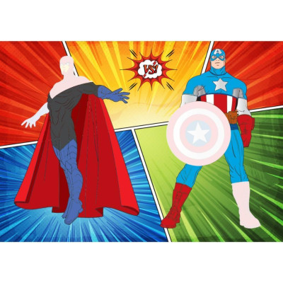 Sách - Super Heroes Siêu Anh Hùng - Dán Hình Sticker Trong Suốt - Tập 3 - Rèn Luyện IQ EQ CQ - Việt Thư