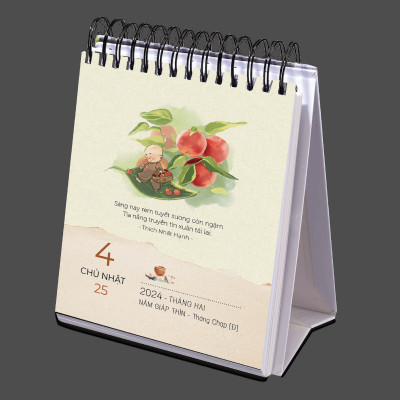 Lịch Bàn 2024 - Xuân Đoàn Tụ, Ta Bên Nhau - Thích Nhất Hạnh