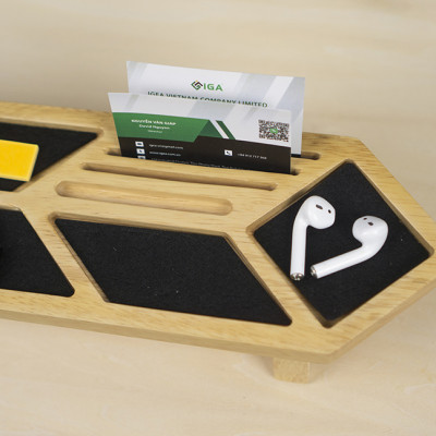 Kệ gỗ để bàn làm việc, khay gỗ đa năng để dồ dùng văn phòng tiện dụng - PG02/PG10/PG11