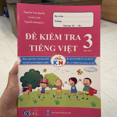 Sách - Đề kiểm tra tiếng việt lớp 3 học kì 1 (Kết nối tri thức với cuộc sống)