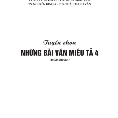 Tuyển Chọn Những Bài Văn Miêu Tả 4